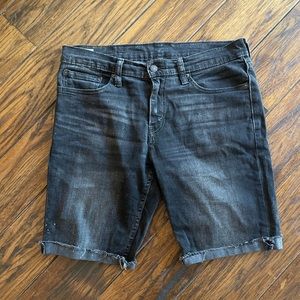Black Vintage Levi Cutoffs